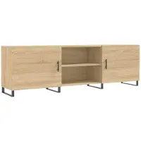 vidaXL Armoire TV Chêne Sonoma 150x30x50 cm Bois composite