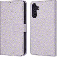 IMoshion Étui de télephone portefeuille Design Samsung Galaxy A14 (5G/4G) - White Daisy
