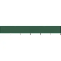 vidaXL Tissu brise-vent 6 pièces 800 x 120 cm vert