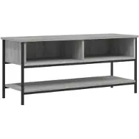 vidaXL Armoire TV Gris Sonoma 100x35x45 cm Bois composite