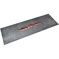 vidaXL Tapis de cuisine lavable Poivre 60x180 cm