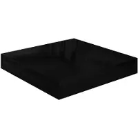 vidaXL Étagère murale flottante Noir brillant 23x23,5x3,8 cm MDF