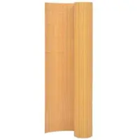 vidaXL Clôture de jardin double face 110x500 cm Jaune