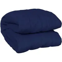 vidaXL Couverture lestée Bleu 152x203 cm 7 kg Tissu