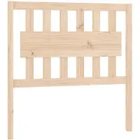 vidaXL Tête de lit 95,5x4x100 cm pin massif