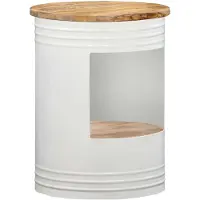 vidaXL Table basse 43x55 cm Bois de manguier solide
