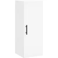vidaXL Armoire murale blanc 34,5x34x90 cm