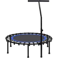 vidaXL Trampoline fitness avec poignée 102 cm
