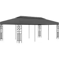 vidaXL Pavillon 3x6 m Anthrazite
