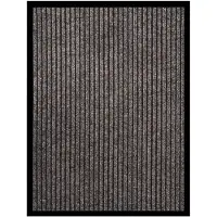 vidaXL Paillasson rayé Beige 60x80 cm