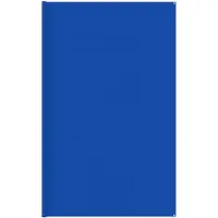 vidaXL Tapis de tente 400x400 cm Bleu PEHD
