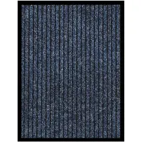 vidaXL Paillasson rayé Bleu 40x60 cm