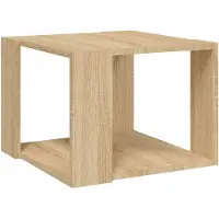 vidaXL Table basse chêne Sonoma 40x40x30 cm bois composite
