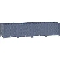 vidaXL Lit surélevé 160x40x38 cm Polypropylène