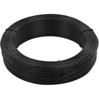 vidaXL Fil de ligature pour clôture 250 m 0,9/1,4 mm acier anthracite