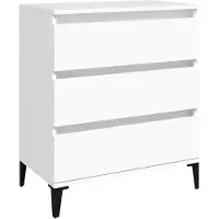 vidaXL Sideboard Blanc 60x35x70 cm Bois composite
