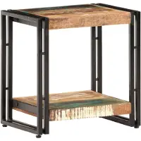 vidaXL Table d'appoint 40x30x40 cm Bois de récupération massif