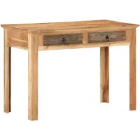 vidaXL Bureau 110x50x75 cm Bois massif recyclé