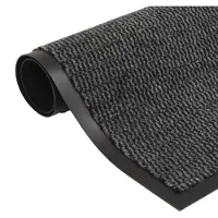 vidaXL Paillasson rectangulaire 80 x 120 cm Anthracite