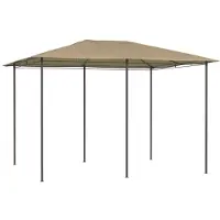 vidaXL Pavillon 3x4x2,6 m Taupe 160 g/m