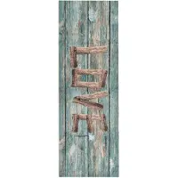 vidaXL Tapis de sol de cuisine lavable Love 45x150 cm