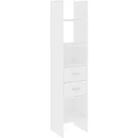 vidaXL Bibliothèque Blanc 40x35x180 cm Bois d'ingénierie