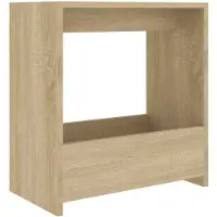 vidaXL Table d'appoint chêne sonoma 50x26x50 cm bois d'ingénierie