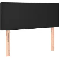vidaXL Tête de lit noir 90x5x78/88 cm similicuir