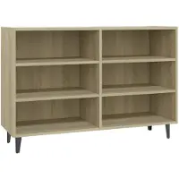 vidaXL Sideboard chêne Sonoma 103,5x35x70 cm Matériau dérivé du bois