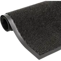 vidaXL Paillasson rectangulaire 40 x 60 cm Noir