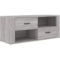 vidaXL Armoire TV Gris Sonoma 100x35x40 cm Bois composite