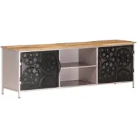 vidaXL Armoire TV 120x30x40 cm Bois de manguier rugueux