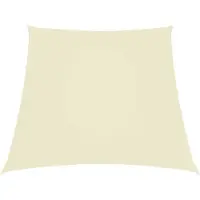 vidaXL Sun Sail Trapez 2 4x3 M Oxford Stoffcreme -Coloured