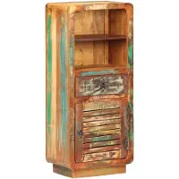 vidaXL Highboard 45x32x110 cm Vieux bois massif