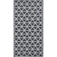 vidaXL Tapis d'extérieur ARAKIL Noir 160x230 cm PP