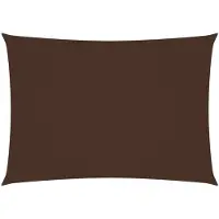 vidaXL Voile de parasol tissu oxford rectangulaire 2x4,5 m marron