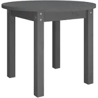 vidaXL Table basse Gris à55x45 cm Pin massif