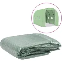 vidaXL Couverture de serre de rechange (6,86 m²) 200x343x200 cm Vert