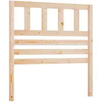 vidaXL Tête de lit 96x4x100 cm Bois massif de pin