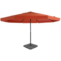 vidaXL Parasol avec pied de parasol portable Terracota