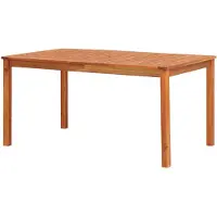 vidaXL Table de jardin 150x90x74 cm bois massif acacia