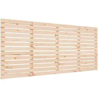 vidaXL Tête de lit murale 206x3x91,5 cm pin massif