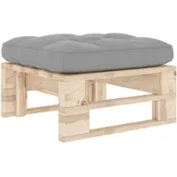 vidaXL Pouf palette de jardin bois de pin imprégné