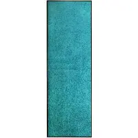 vidaXL Paillasson lavable Cyan 60x180 cm