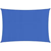 vidaXL Voile d'ombrage 160 g/m² Bleu 2x4,5 m PEHD