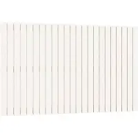 vidaXL Tête de lit murale blanche 147x3x90 cm pin massif