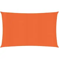 vidaXL Voile d'ombrage 160 g/m² Orange 2x4,5 m PEHD