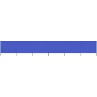 vidaXL Tissu brise-vent 6 pièces 800 x 120 cm bleu azur