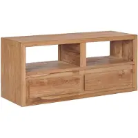 vidaXL Meuble TV 90x30x40 cm bois de teck solide282848