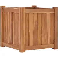 vidaXL Lit surélevé 40x40x40 cm bois massif teck